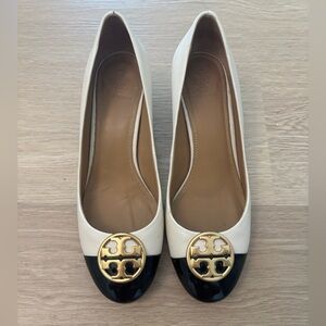 Tory Burch Cap-toe Block Heel